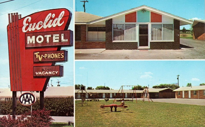 Euclid Motel - Postcard